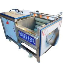 potato washing peeling cutting machine